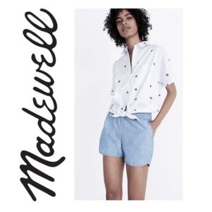 NEW Madewell pull-on shorts size XL